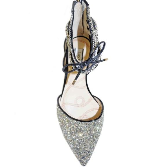 Lucy Choi - Glinda Gold Glitter Flat - Picture 4 of 4
